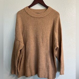Aerie medium oversized camel thin sweater